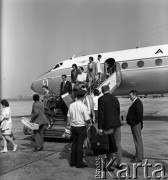 1973, Warszawa, Polska.
Port lotniczy Warszawa-Okęcie.
Fot. Romuald Broniarek, zbiory Ośrodka KARTA
