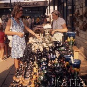 1973, Mangalia, Rumunia.
Stoisko.
Fot. Romuald Broniarek, zbiory Ośrodka KARTA