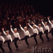 1973, Warszawa, Polska.
Chór im. Aleksandrowa w Sali Kongresowej.
Fot. Romuald Broniarek, zbiory Ośrodka KARTA