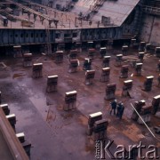 1973, Gdynia, Polska.
Stocznia.
Fot. Romuald Broniarek, zbiory Ośrodka KARTA