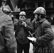 1973, Gdynia, Polska.
Stocznia.
Fot. Romuald Broniarek, zbiory Ośrodka KARTA