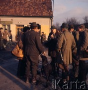 1973, Czechosłowacja.
Polowanie na bażanty i zające.
Fot. Romuald Broniarek, zbiory Ośrodka KARTA