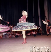 1974, Warszawa, Polska.
Zespół Pieśni i Tańca „Śląsk” im. Stanisława Hadyny w Sali Kongresowej.
Fot. Romuald Broniarek, zbiory Ośrodka KARTA
