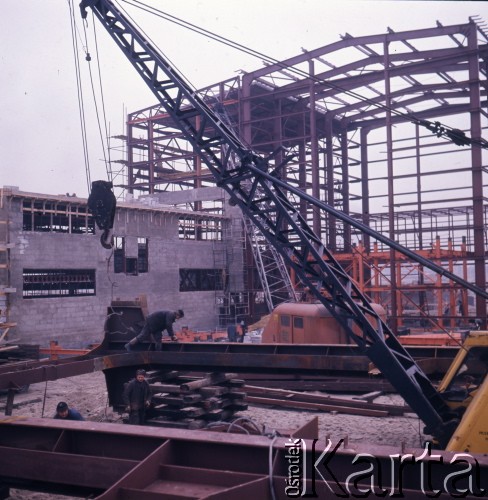 1973, Gdańsk, Polska.
Budowa Portu Północnego.
Fot. Romuald Broniarek, zbiory Ośrodka KARTA