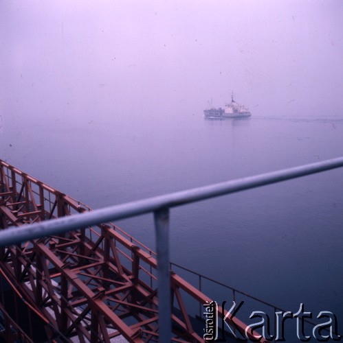 1973, Gdańsk, Polska.
Budowa Portu Północnego.
Fot. Romuald Broniarek, zbiory Ośrodka KARTA