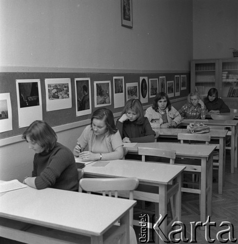 1973, Polska.
V Ogólnopolska Olimpiada języka rosyjskiego.
Fot. Romuald Broniarek, zbiory Ośrodka KARTA
