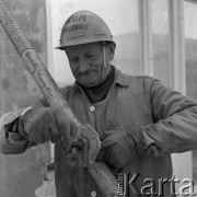 1974, Warszawa, Polska.
Budowa osiedla Stegny.
Fot. Romuald Broniarek, zbiory Ośrodka KARTA