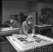 1974, Warszawa, Polska.
Drukarnia na ulicy Okopowej.
Fot. Romuald Broniarek, zbiory Ośrodka KARTA
