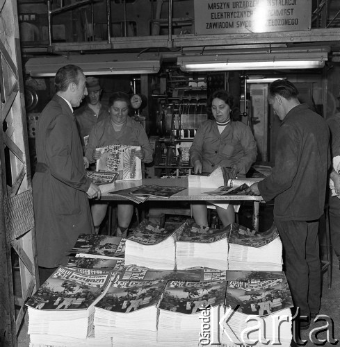 1974, Warszawa, Polska.
Drukarnia na ulicy Okopowej.
Fot. Romuald Broniarek, zbiory Ośrodka KARTA
