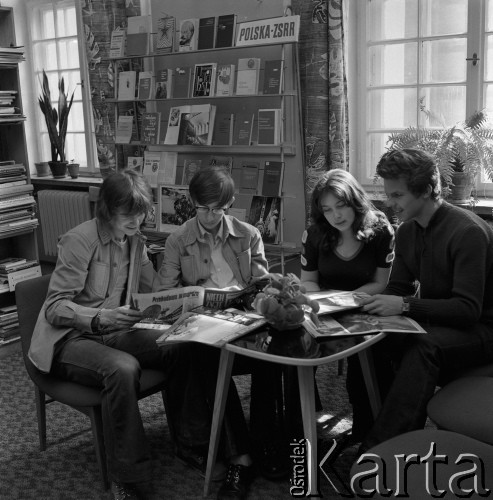 1974, Warszawa, Polska.
Dom Kultury Radzieckiej na ulicy Foksal.
Fot. Romuald Broniarek, zbiory Ośrodka KARTA