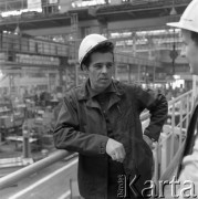 1974, Kraków, Nowa Huta, Polska.
Huta im. Lenina. 
Fot. Romuald Broniarek, zbiory Ośrodka KARTA