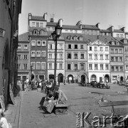 1974, Warszawa, Polska.
Rynek Starego Miasta.
Fot. Romuald Broniarek, zbiory Ośrodka KARTA