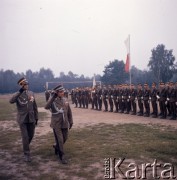 1974, Wesoła, Polska.
1 Praski Pułk Zmechanizowany wchodzący w skład 1 Warszawskiej Dywizji Zmechanizowanej im. Tadeusza Kościuszki. 
Fot. Romuald Broniarek, zbiory Ośrodka KARTA