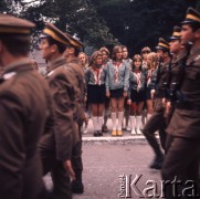 1974, Wesoła, Polska.
1 Praski Pułk Zmechanizowany wchodzący w skład 1 Warszawskiej Dywizji Zmechanizowanej im. Tadeusza Kościuszki. 
Fot. Romuald Broniarek, zbiory Ośrodka KARTA