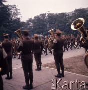 1974, Wesoła, Polska.
1 Praski Pułk Zmechanizowany wchodzący w skład 1 Warszawskiej Dywizji Zmechanizowanej im. Tadeusza Kościuszki. 
Fot. Romuald Broniarek, zbiory Ośrodka KARTA