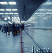 1974, Praga, Czechosłowacja.
Metro.
Fot. Romuald Broniarek, zbiory Ośrodka KARTA