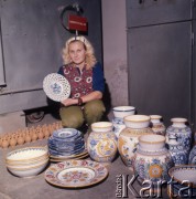1974, Modra, Czechosłowacja.
Ceramika modrzańska.
Fot. Romuald Broniarek, zbiory Ośrodka KARTA
