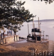 1974, Budziejowice, Czechosłowacja.
Gospodarstwo rybne.
Fot. Romuald Broniarek, zbiory Ośrodka KARTA