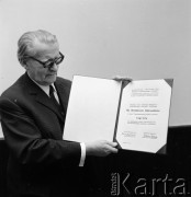 7.11.1974, Warszawa, Polska.
Uroczystość przyznania przez Magazyn Ilustrowany 