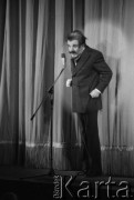 1975, brak miejsca.
Arkady Rajkin - satyryk radziecki.
Fot. Romuald Broniarek, zbiory Ośrodka KARTA