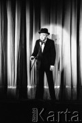 1975, brak miejsca.
Arkady Rajkin - satyryk radziecki.
Fot. Romuald Broniarek, zbiory Ośrodka KARTA