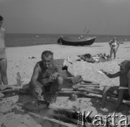 1975, Sztutowo, Polska.
Rybak.
Fot. Romuald Broniarek, zbiory Ośrodka KARTA