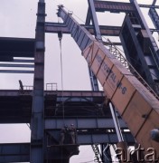 1975, Dąbrowa Górnicza, Polska.
Budowa Huty Katowice.
Fot. Romuald Broniarek, zbiory Ośrodka KARTA
