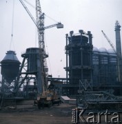 1975, Dąbrowa Górnicza, Polska.
Budowa Huty Katowice.
Fot. Romuald Broniarek, zbiory Ośrodka KARTA

