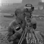 1975, Dąbrowa Górnicza, Polska.
Budowa Huty Katowice.
Fot. Romuald Broniarek, zbiory Ośrodka KARTA

