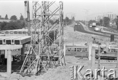 1976, Warszawa, Polska.
Budowa Trasy Toruńskiej.
Fot. Romuald broniarek, zbiory Ośrodka KARTA