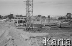 1976, Warszawa, Polska.
Budowa Trasy Toruńskiej.
Fot. Romuald broniarek, zbiory Ośrodka KARTA