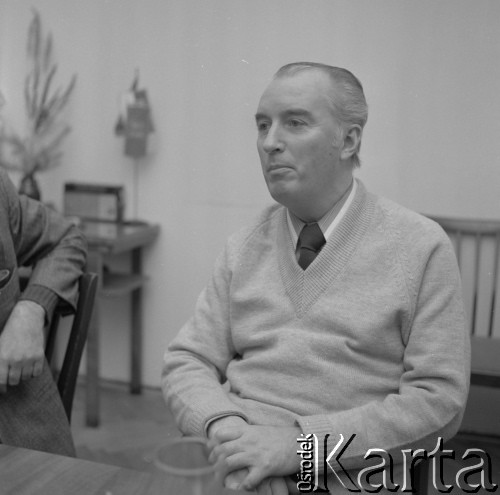 1976, Warszawa, Polska.
Krytyk teatralny Henryk Bieniewski.
Fot. Romuald broniarek, zbiory Ośrodka KARTA
