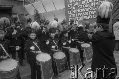 6.04.1977, Katowice, Polska.
Dni Radzieckiej Nauki i Techniki. Orkiestra górnicza.
Fot. Romuald Broniarek, zbiory Ośrodka KARTA