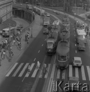 1977, Warszawa, Polska.
Trasa W-Z przy Starym Mieście.
Fot. Romuald Broniarek, zbiory Ośrodka KARTA