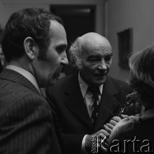 Listopad 1977, Polska.
Aktor Ignacy Machowski.
Fot. Romuald Broniarek, zbiory Ośrodka KARTA