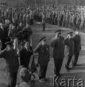 1978, Warszawa, Polska.
Kombatanci radzieccy na Cmentarzu Mauzoleum Żołnierzy Radzieckich.
Fot. Romuald Broniarek, zbiory Ośrodka KARTA