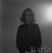 1978, Polska.
Aktorka Aleksandra Śląska.
Fot. Romuald Broniarek, zbiory Ośrodka KARTA