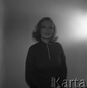 1978, Polska.
Aktorka Aleksandra Śląska.
Fot. Romuald Broniarek, zbiory Ośrodka KARTA