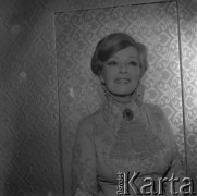 1978, Polska.
Aktorka Aleksandra Śląska.
Fot. Romuald Broniarek, zbiory Ośrodka KARTA