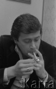 1979, Polska.
Aktor Janusz Gajos z żoną.
Fot. Romuald Broniarek, zbiory Ośrodka KARTA