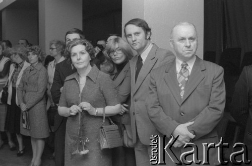 1979, Warszawa, Polska.
Urczystość wręczenia Złotych Ekranów - nagród tygodnika 