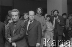 1979, Warszawa, Polska.
Urczystość wręczenia Złotych Ekranów - nagród tygodnika 