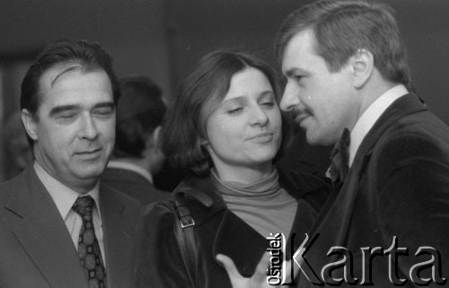 1979, Warszawa, Polska.
Urczystość wręczenia Złotych Ekranów - nagród tygodnika 