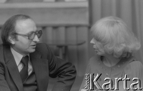1979, Warszawa, Polska.
Urczystość wręczenia Złotych Ekranów - nagród tygodnika 