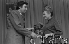 1979, Warszawa, Polska.
Urczystość wręczenia Złotych Ekranów - nagród tygodnika 