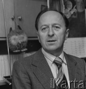 1979, Warszawa, Polska.
Profesor Antoni Semczuk - Dyrektor Instytutu Rusycystyki Uniwersytetu Warszawskiego.
Fot. Romuald Broniarek, zbiory Ośrodka KARTA
