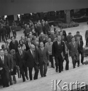 1981, Warszawa, Polska.
Delegacja z Moskwy w Domu Przyjaźni Towarzystwa Przyjaźni Polsko-Radzieckiej przy ulicy Marszałkowskiej 115.
Fot. Romuald Broniarek, zbiory Ośrodka KARTA

