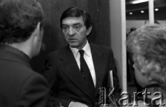 1981, Warszawa, Polska.
Rozdanie nagród teatralnych tygodnika 