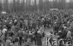 1982, Warszawa, Polska.
Stadion Skra - jarmark.
Fot. Romuald Broniarek, zbiory Ośrodka KARTA