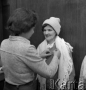 1983, Warszawa, Polska.
Spotkanie działaczy wiejskich klubów Robotniczej Spółdzielni Wydawniczej 